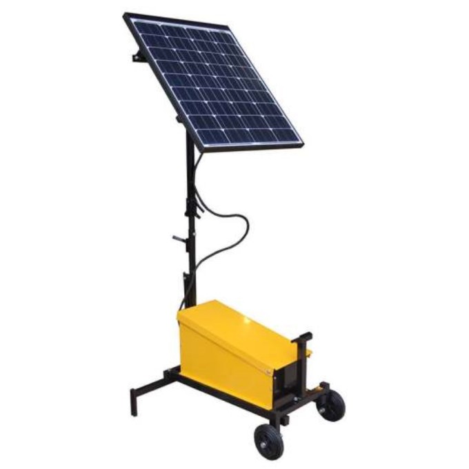 Semafoare lucrari 3 lampi 200mm diametru - alimentare solara 70W